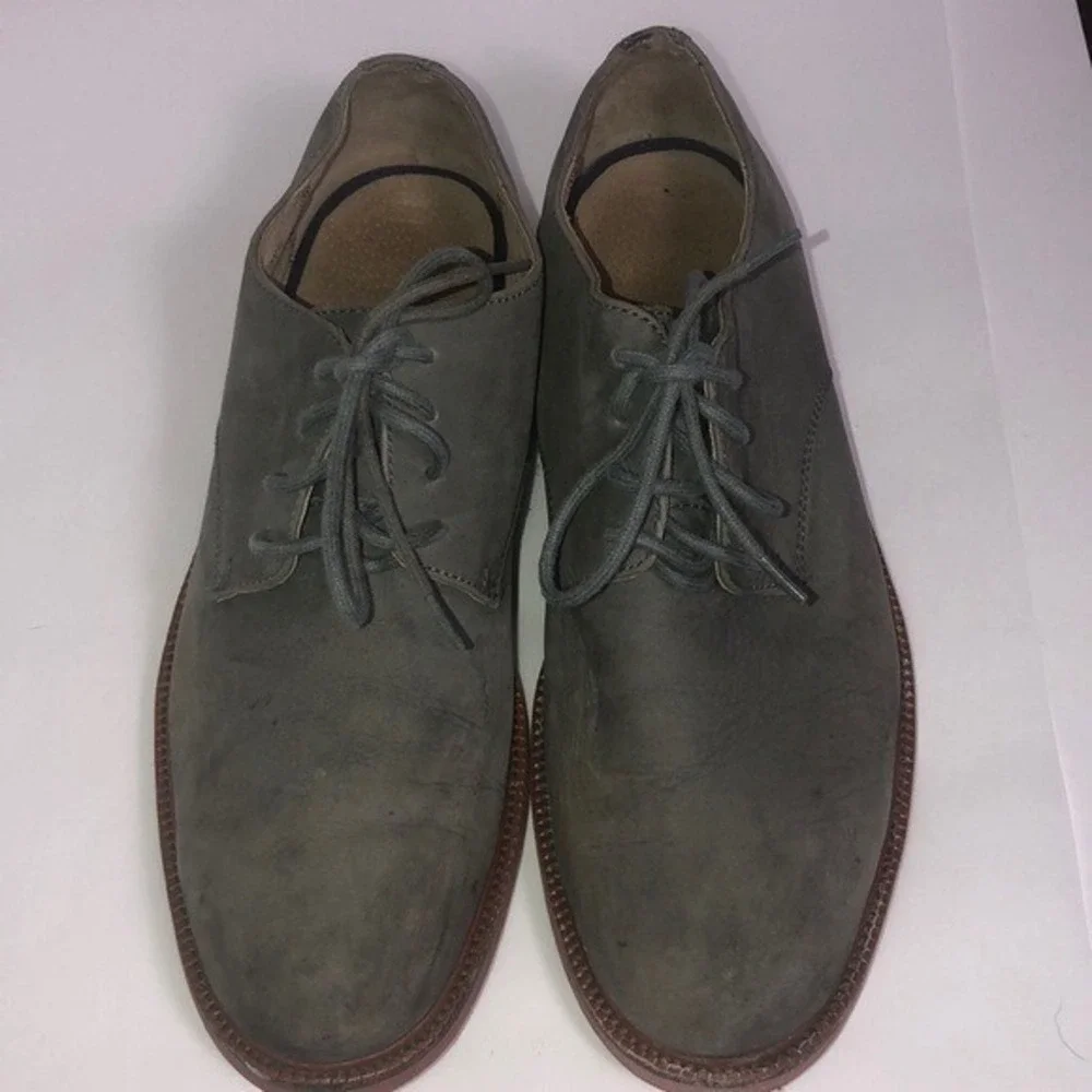 Polo Suede Torrington Olive Dress‎ Shoes SIze 9D